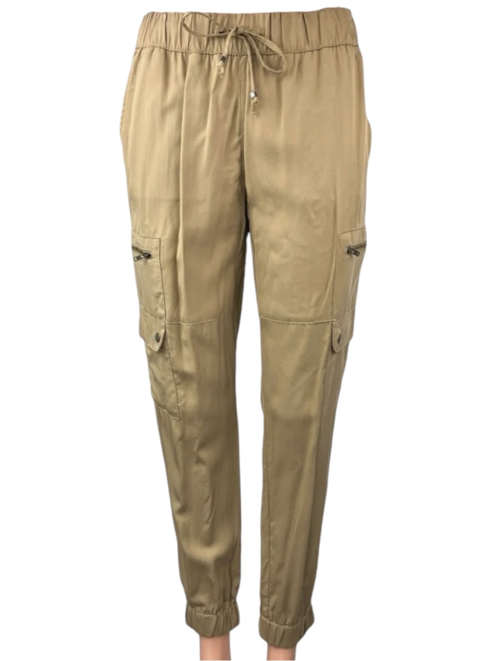 Banana Republic Factory Women’s Soft Cargo Jogger Pants Size Large Tan
